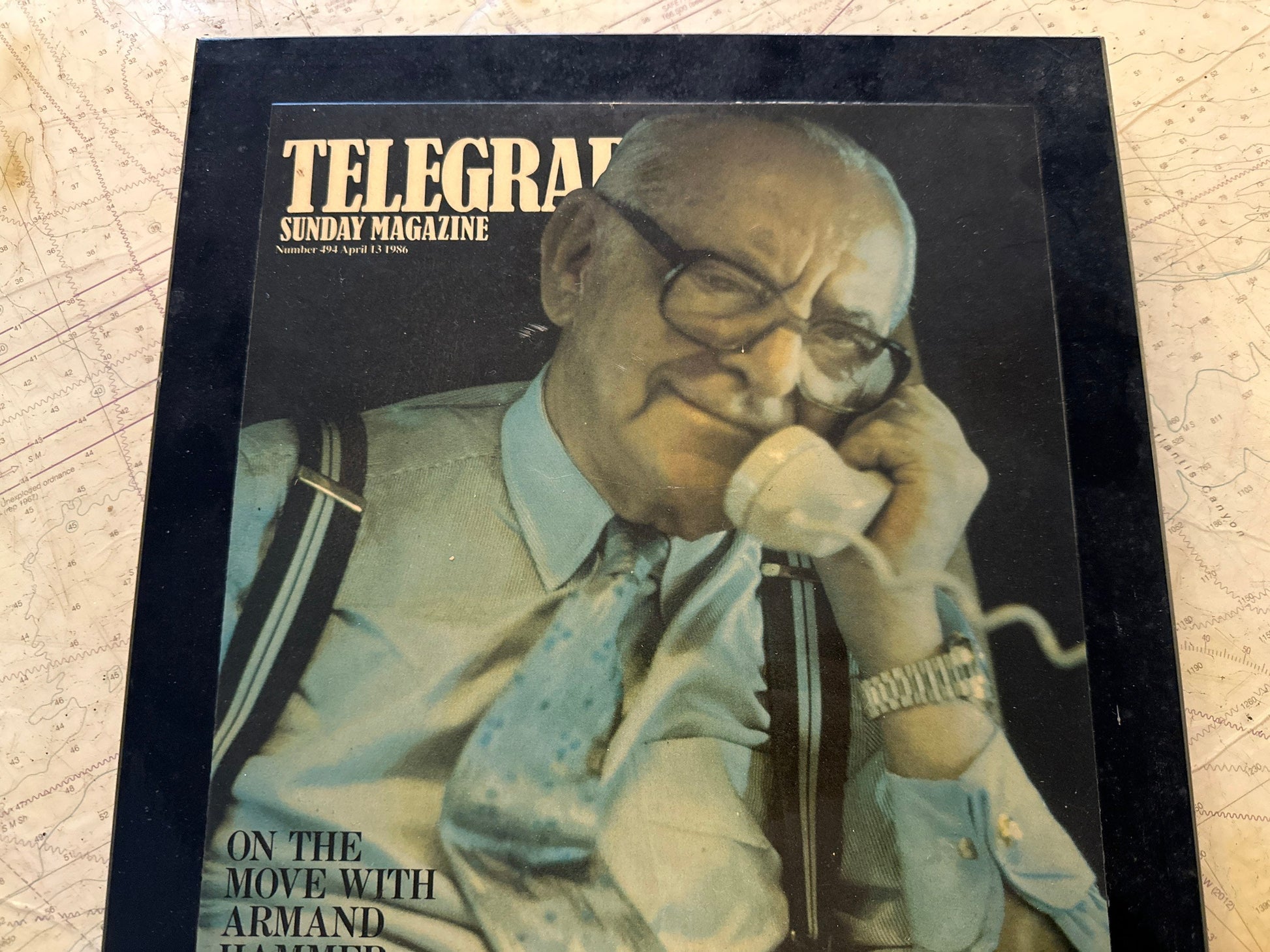 Telegraph Sunday Magazine - April 13th 1986 Issue - Wooden Plaque | Home Decor | Wall Hangings