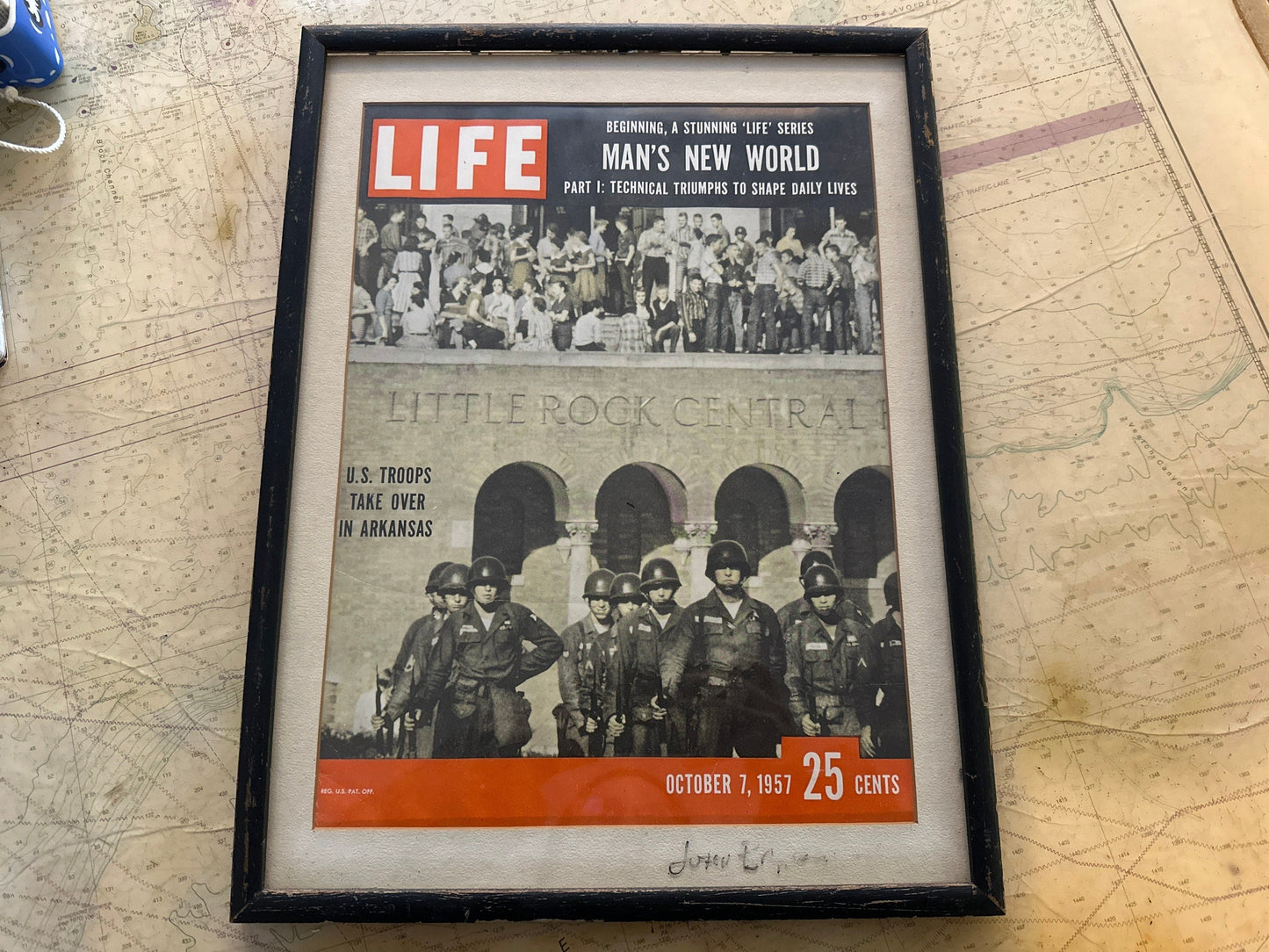 LIFE Magazine Framed Portrait - October 7, 1957 Issue | Home Decor