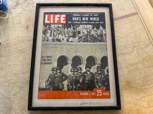 LIFE Magazine Framed Portrait - October 7, 1957 Issue | Home Decor