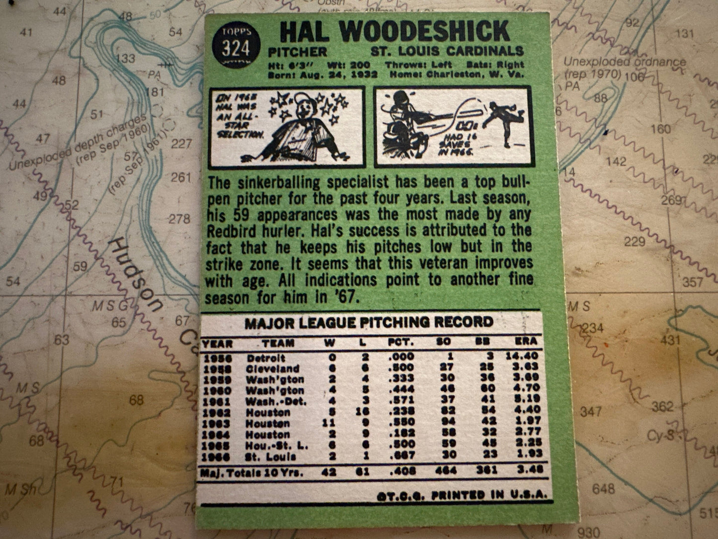 Hal Woodeshick - St. Louis Cardinals Pitcher - Baseball Card | Memorabilia