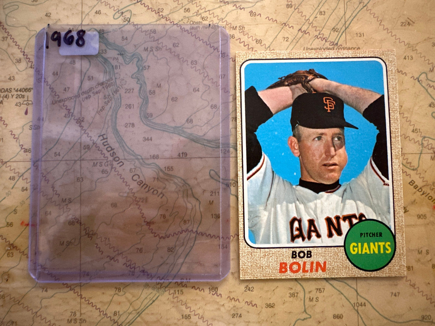 Bob Bolin - San Francisco Giants Pitcher - Baseball Card | Memorabilia