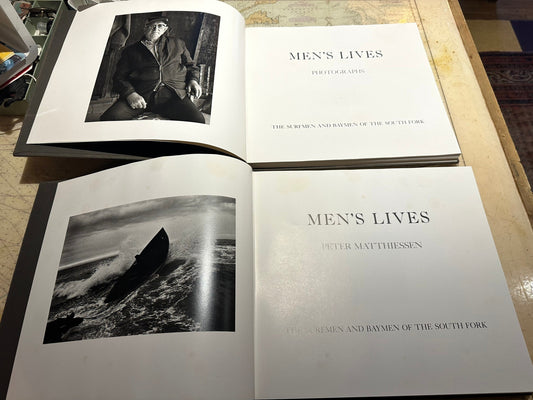 Men's lives - The Surfmen and Baymen of the South Fork by Adelaide de Menil | Photograph Books | 2 Books Included