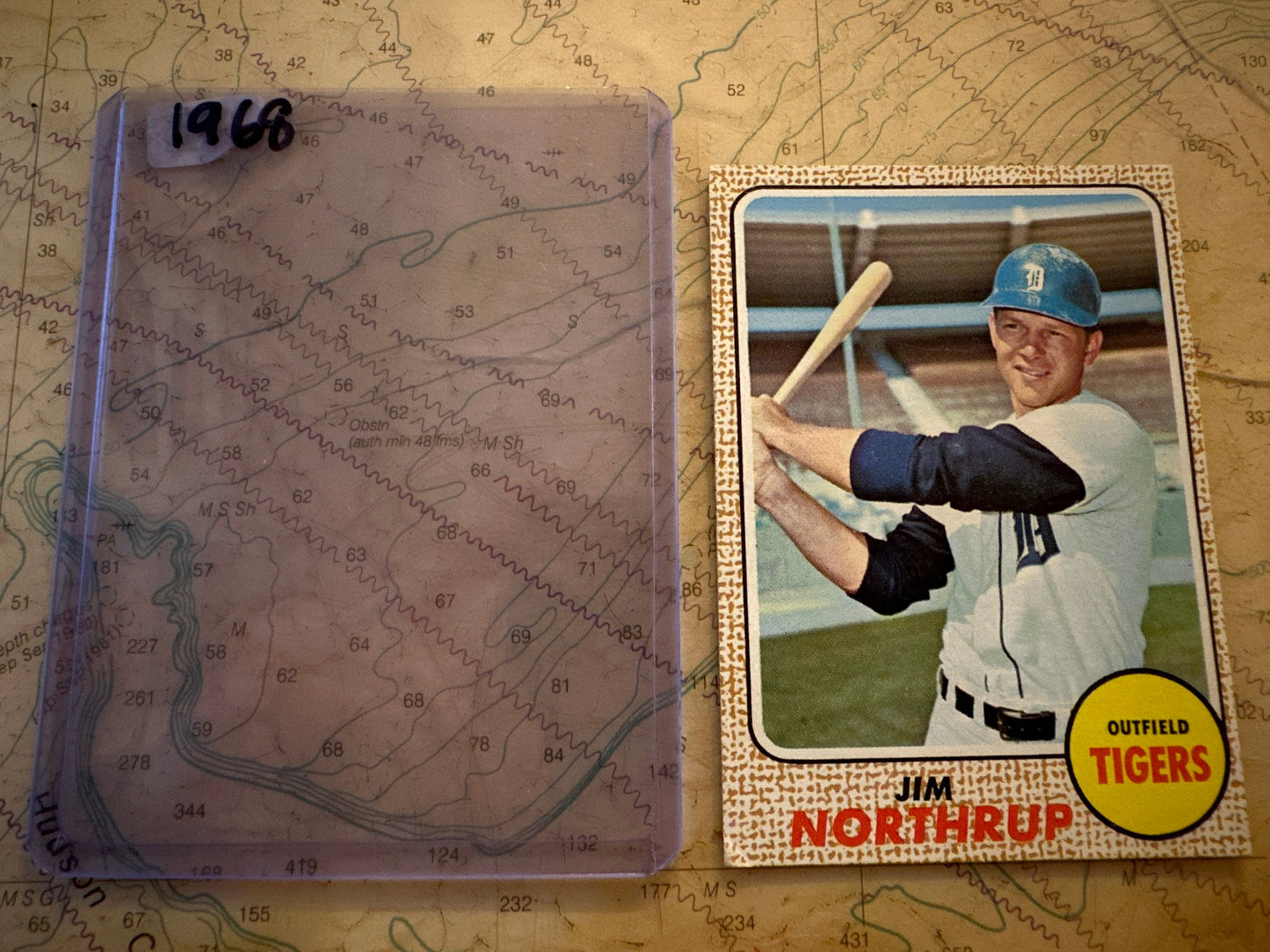 Jim Northrup - Detroit Tigers Outfield - Collectible Baseball Card | Memorabilia