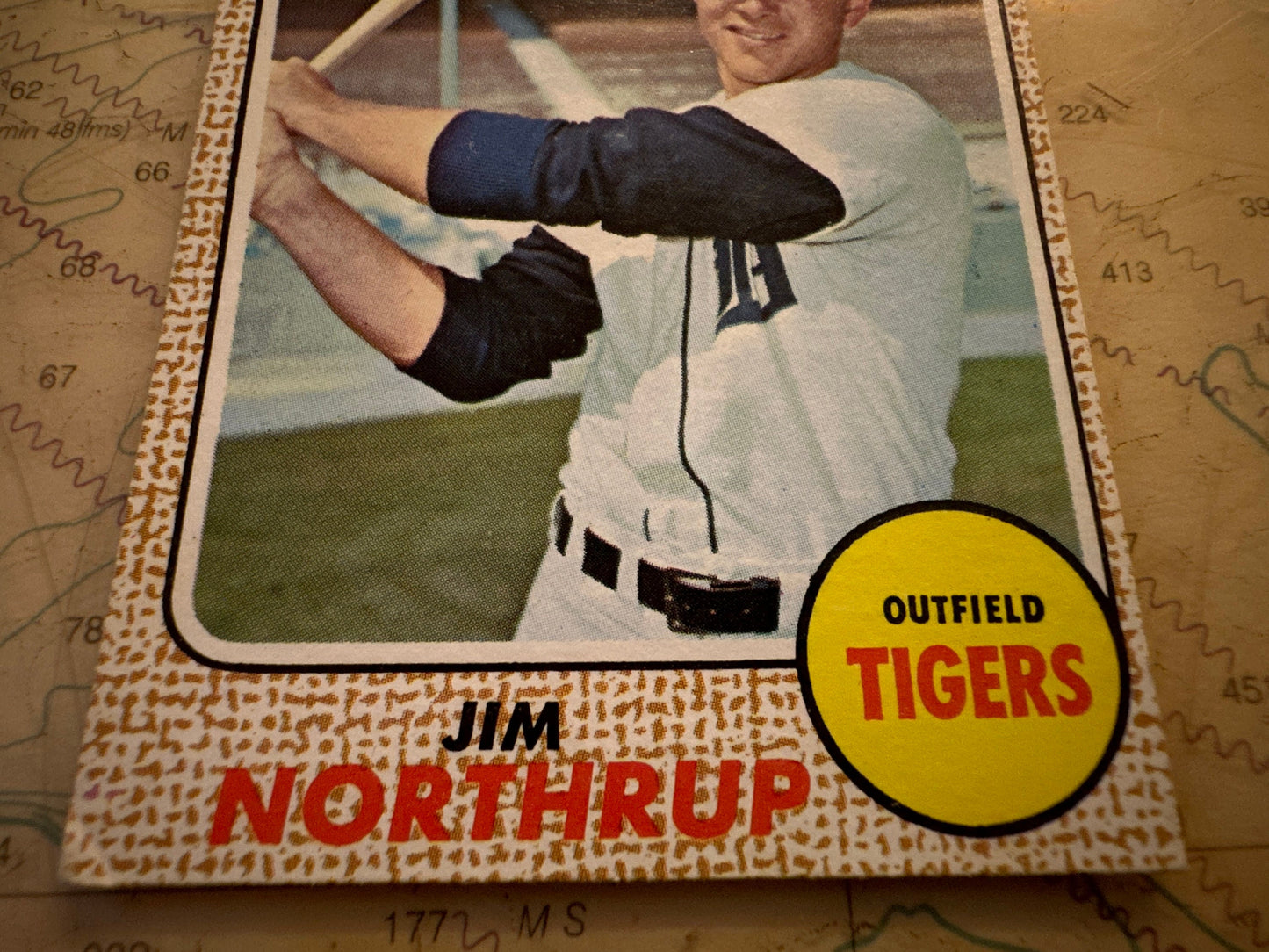 Jim Northrup - Detroit Tigers Outfield - Collectible Baseball Card | Memorabilia