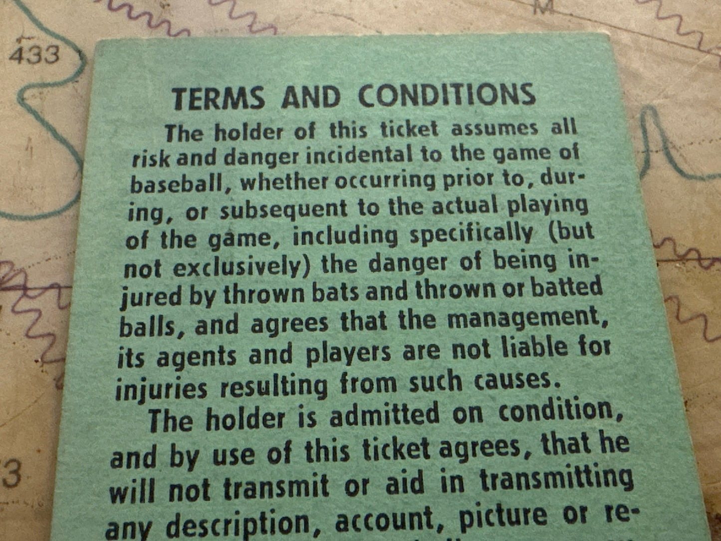 Vintage 1964 Yankee Stadium Ticket | Memorabilia