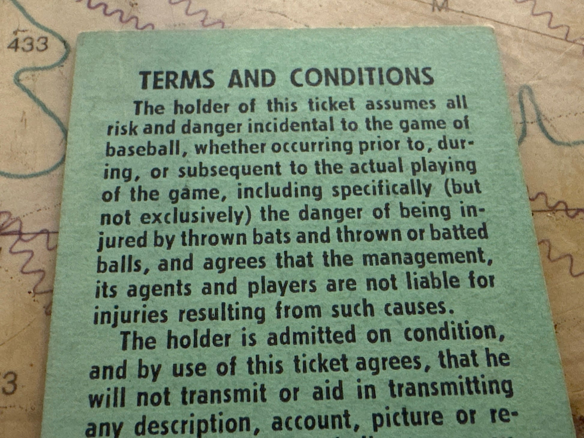 Vintage 1964 Yankee Stadium Ticket | Memorabilia