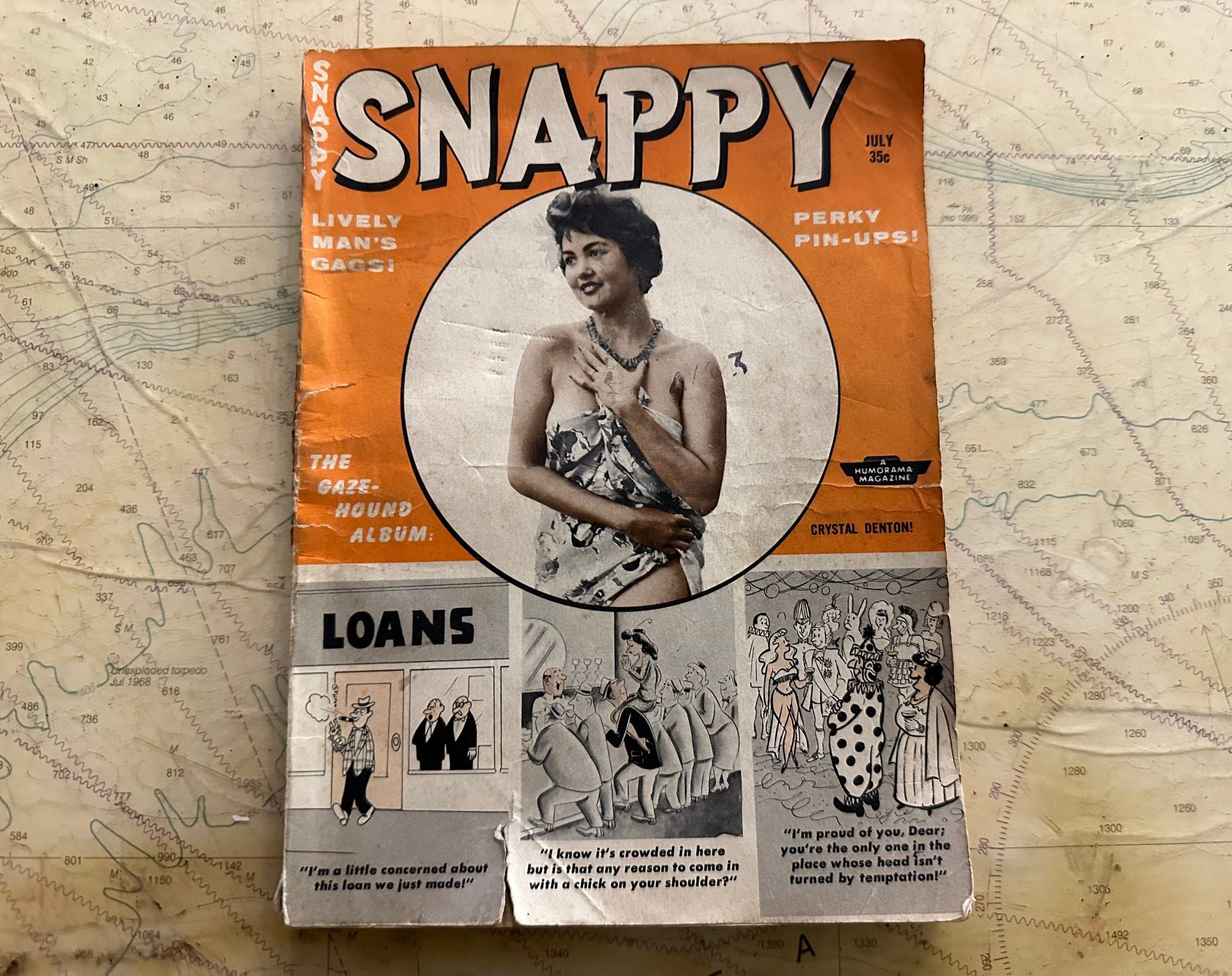 Snappy Perky Pin-Ups | Comic | A Humorama Magazine