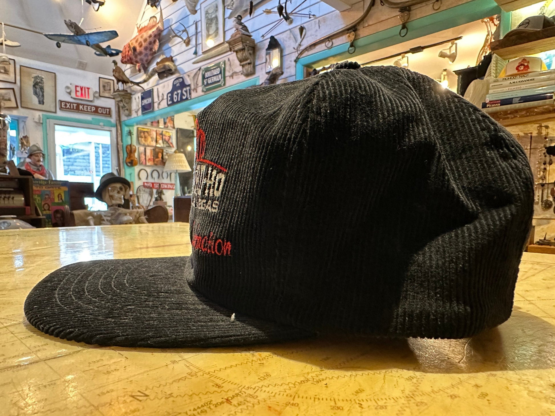 Westward Ho Casino Las Vegas Suede Trucker Cap, Vintage Baseball Hat, Retro Headwear, Souvenir Cap