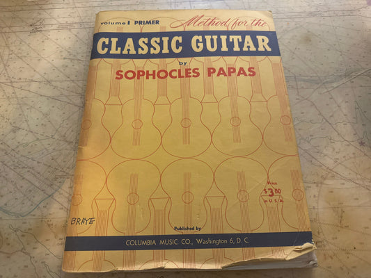 Classic Guitar by Sophocles Papas | Volume 1 | Music Books