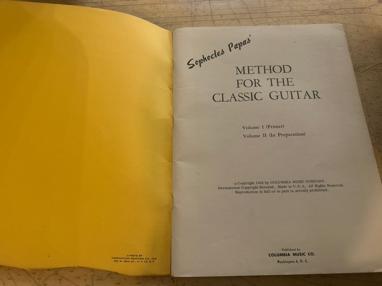 Classic Guitar by Sophocles Papas | Volume 1 | Music Books