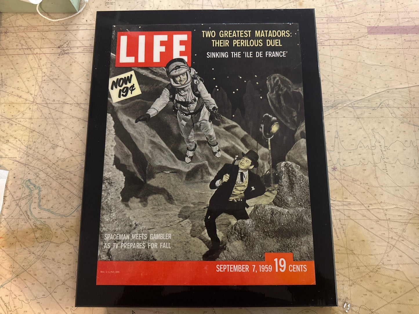 Wooden Life Magazine Plaque - September 7th 1959 Issue | Home Decor | Wall Hangings