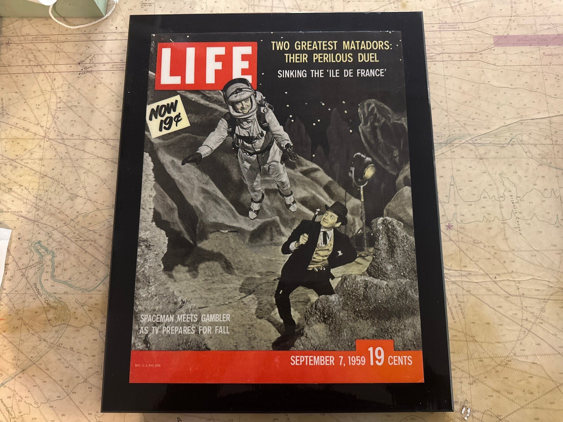 Wooden Life Magazine Plaque - September 7th 1959 Issue | Home Decor | Wall Hangings