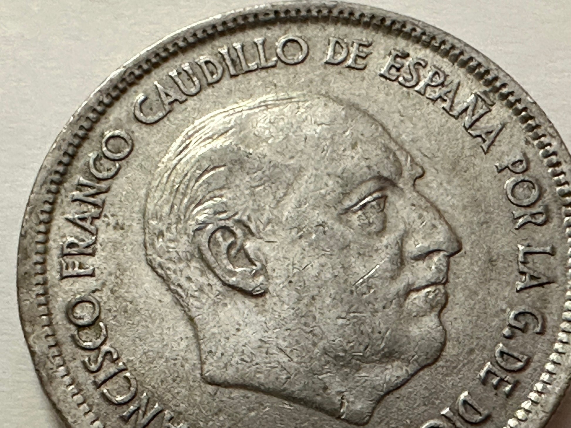 Spain 25 Pesetas - Francisco Franco Coin | Memorabilia