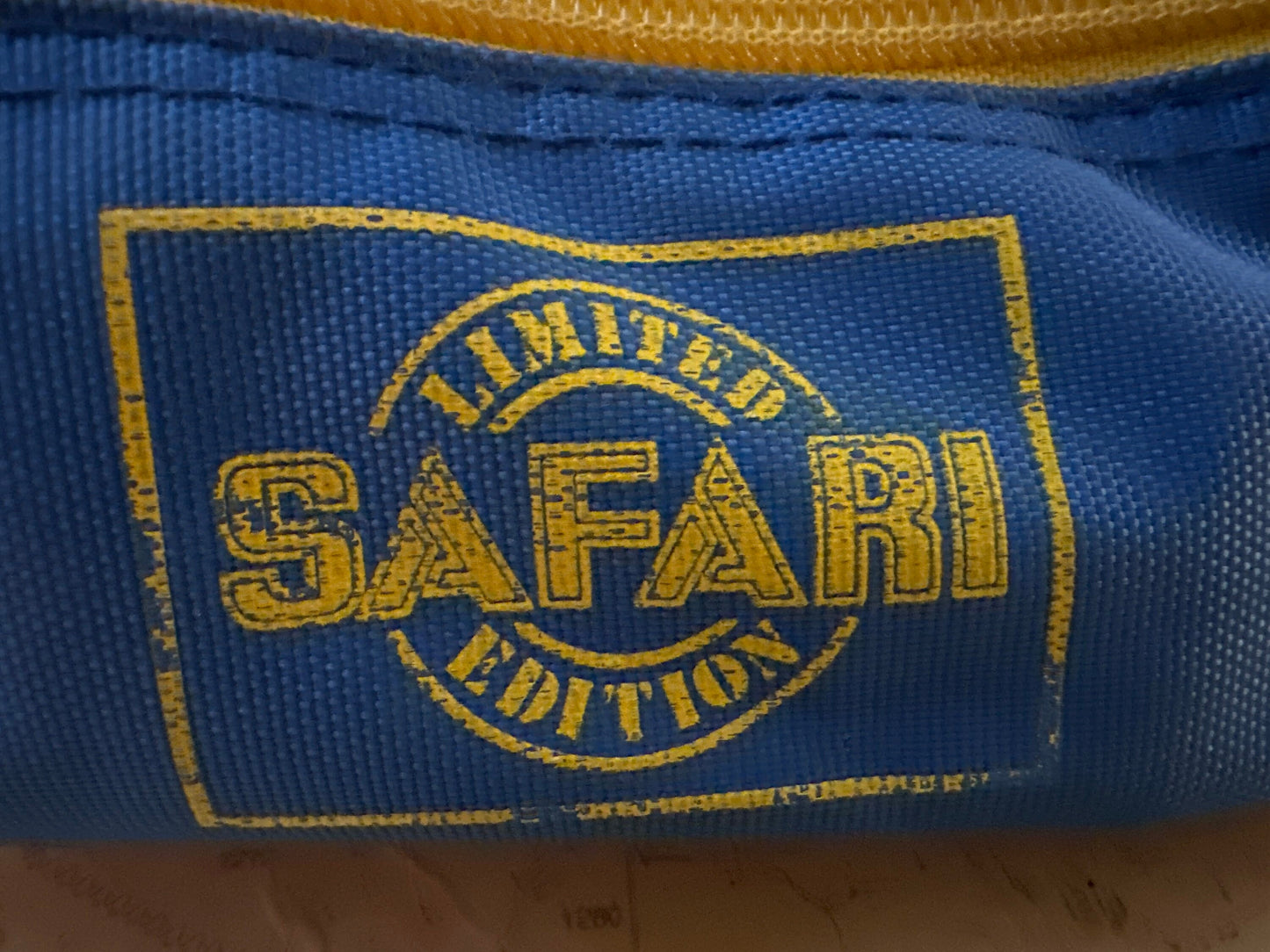 Limited Safari Edition Blue and Yellow Fanny Pack | Accessories