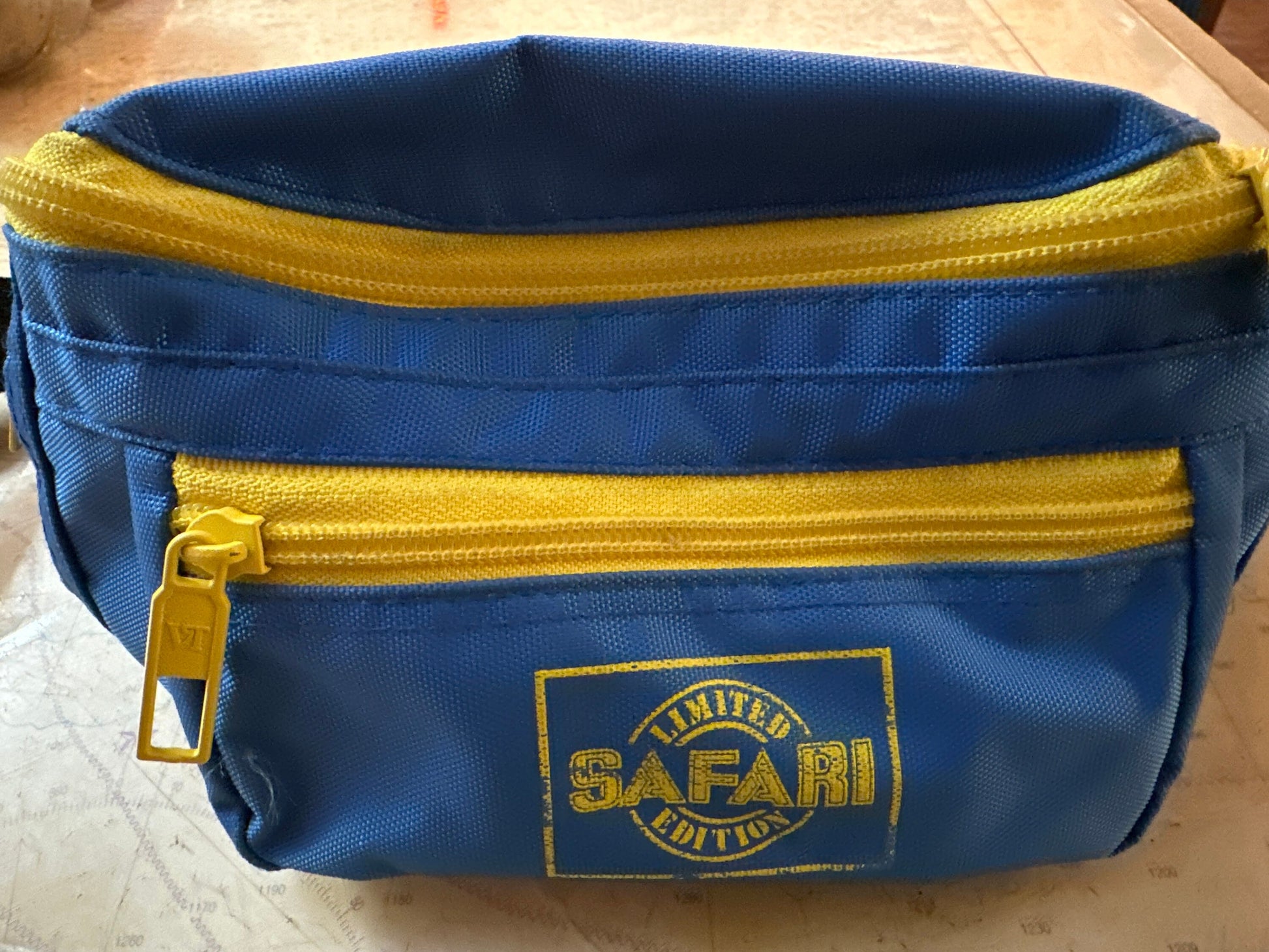 Limited Safari Edition Blue and Yellow Fanny Pack | Accessories