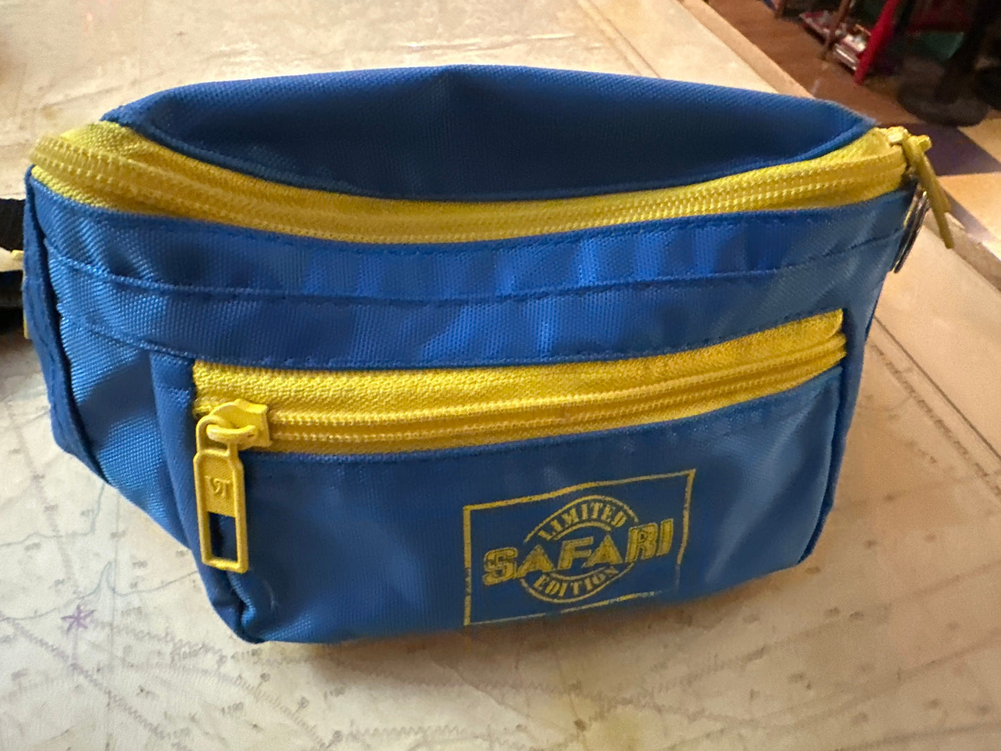 Limited Safari Edition Blue and Yellow Fanny Pack | Accessories