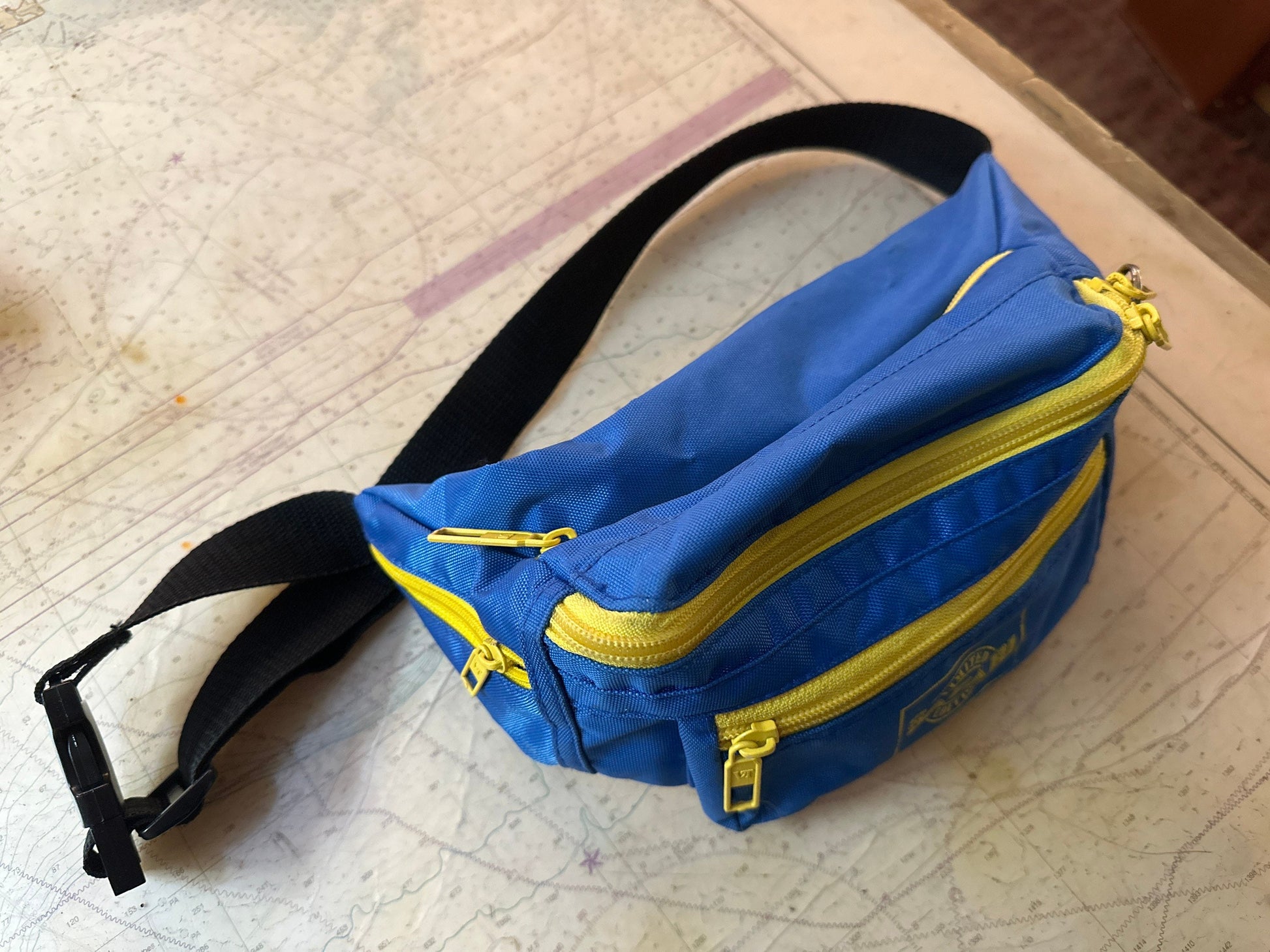 Limited Safari Edition Blue and Yellow Fanny Pack | Accessories