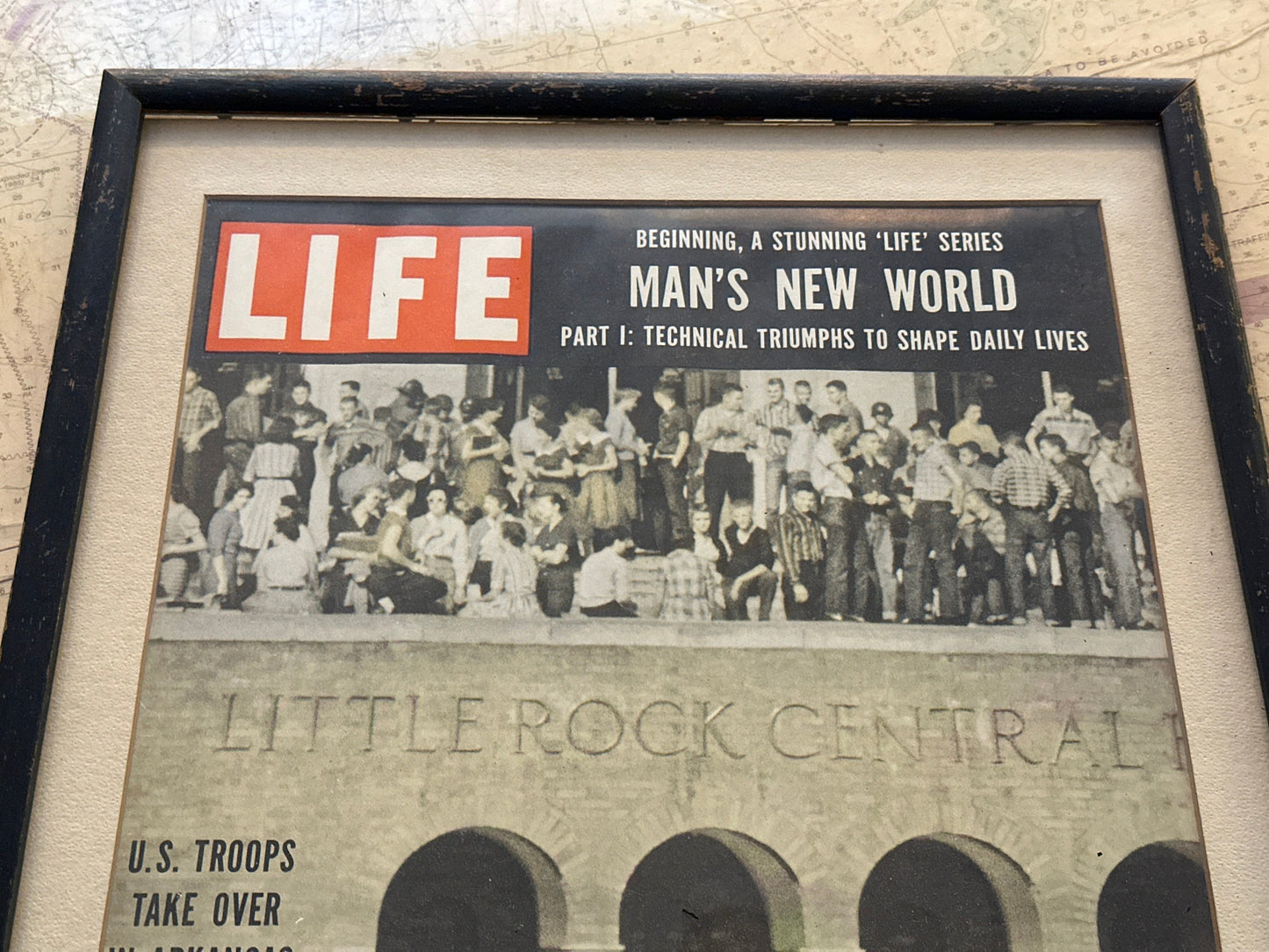 LIFE Magazine Framed Portrait - October 7, 1957 Issue | Home Decor