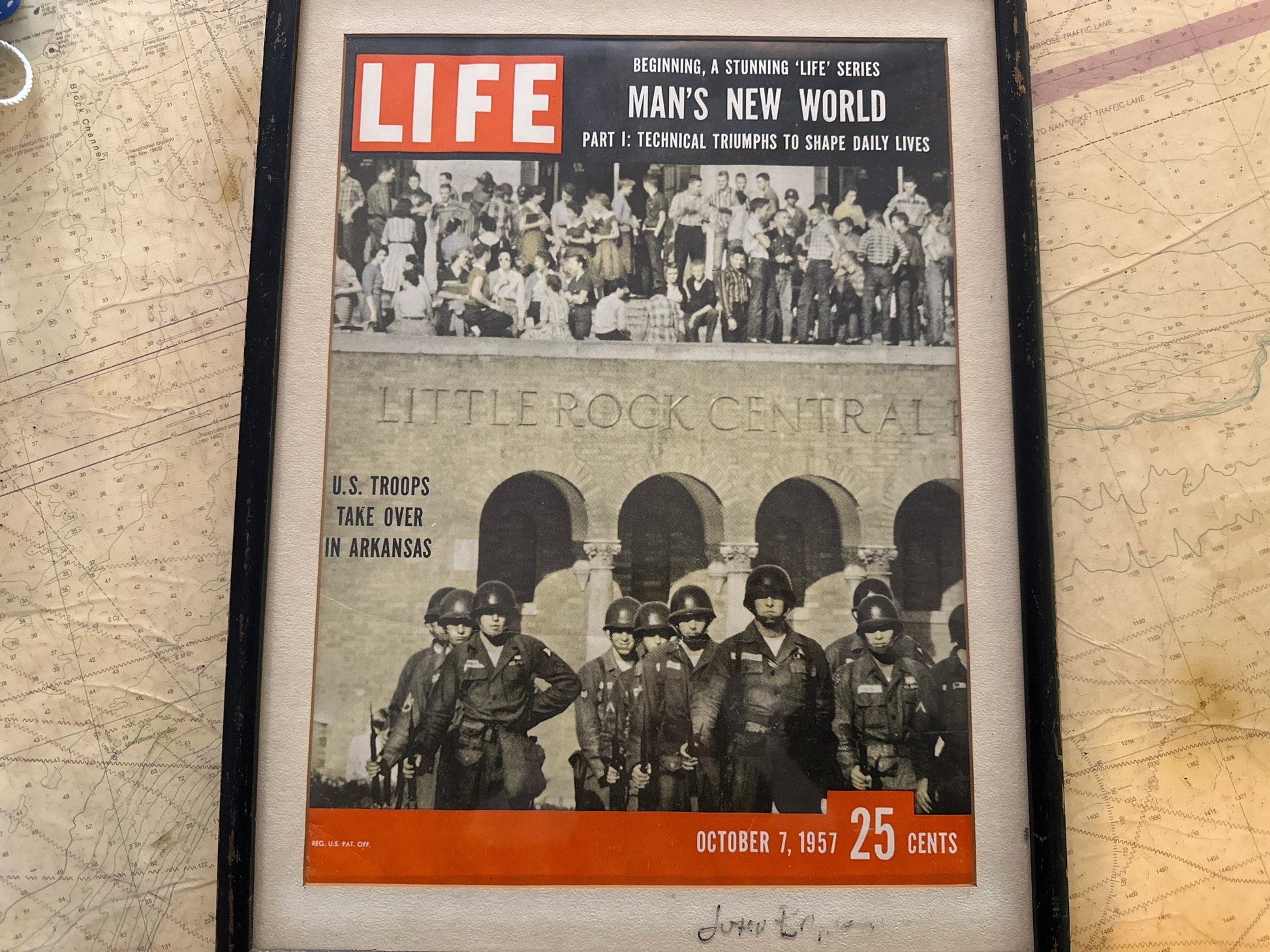 LIFE Magazine Framed Portrait - October 7, 1957 Issue | Home Decor