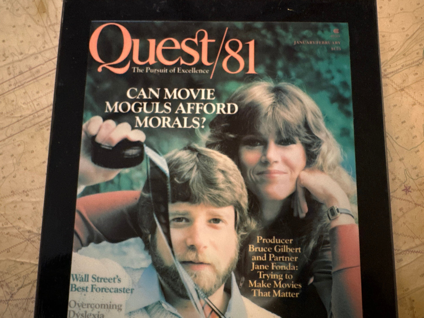 Quest/81 Magazine Wooden Plaque | Jan/Feb | Home Decor | Wall Hangings