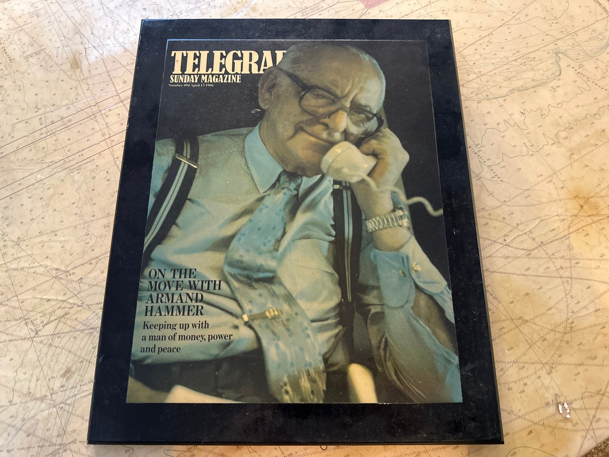 Telegraph Sunday Magazine - April 13th 1986 Issue - Wooden Plaque | Home Decor | Wall Hangings