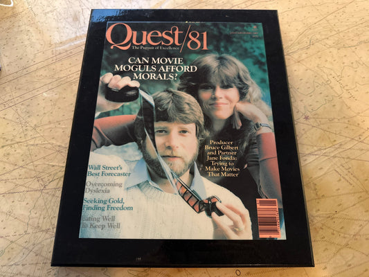 Quest/81 Magazine Wooden Plaque | Jan/Feb | Home Decor | Wall Hangings