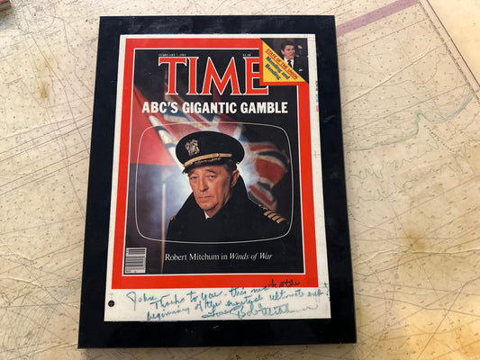 Time Magazine - ABC's Gigantic Gamble - Wooden Plaque | February 7th 1983 Issue | Home Decor | Wall Hangings