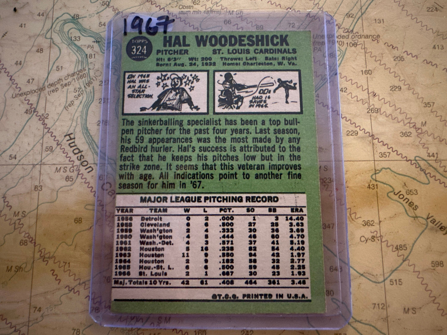 Hal Woodeshick - St. Louis Cardinals Pitcher - Baseball Card | Memorabilia