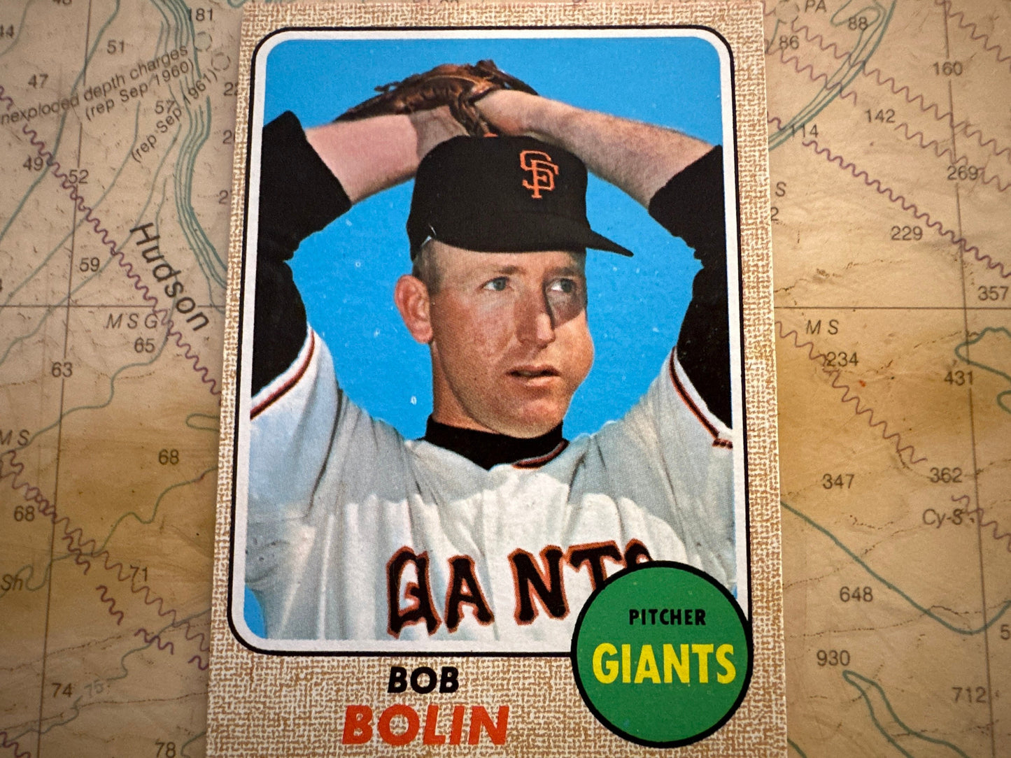 Bob Bolin - San Francisco Giants Pitcher - Baseball Card | Memorabilia