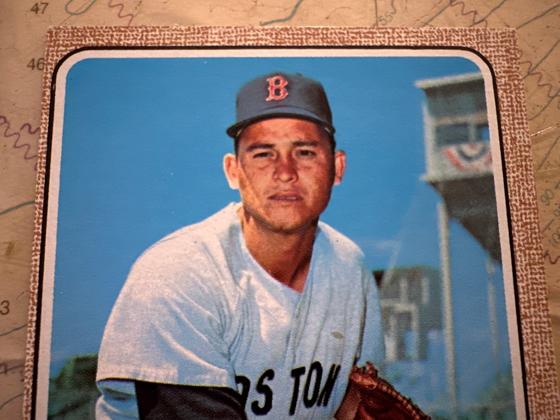 Jose Santiago - Boston Red Sox Pitcher - Collectible Baseball Card | Memorabilia