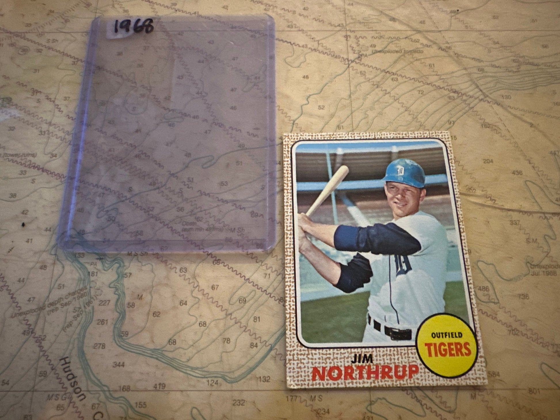 Jim Northrup - Detroit Tigers Outfield - Collectible Baseball Card | Memorabilia