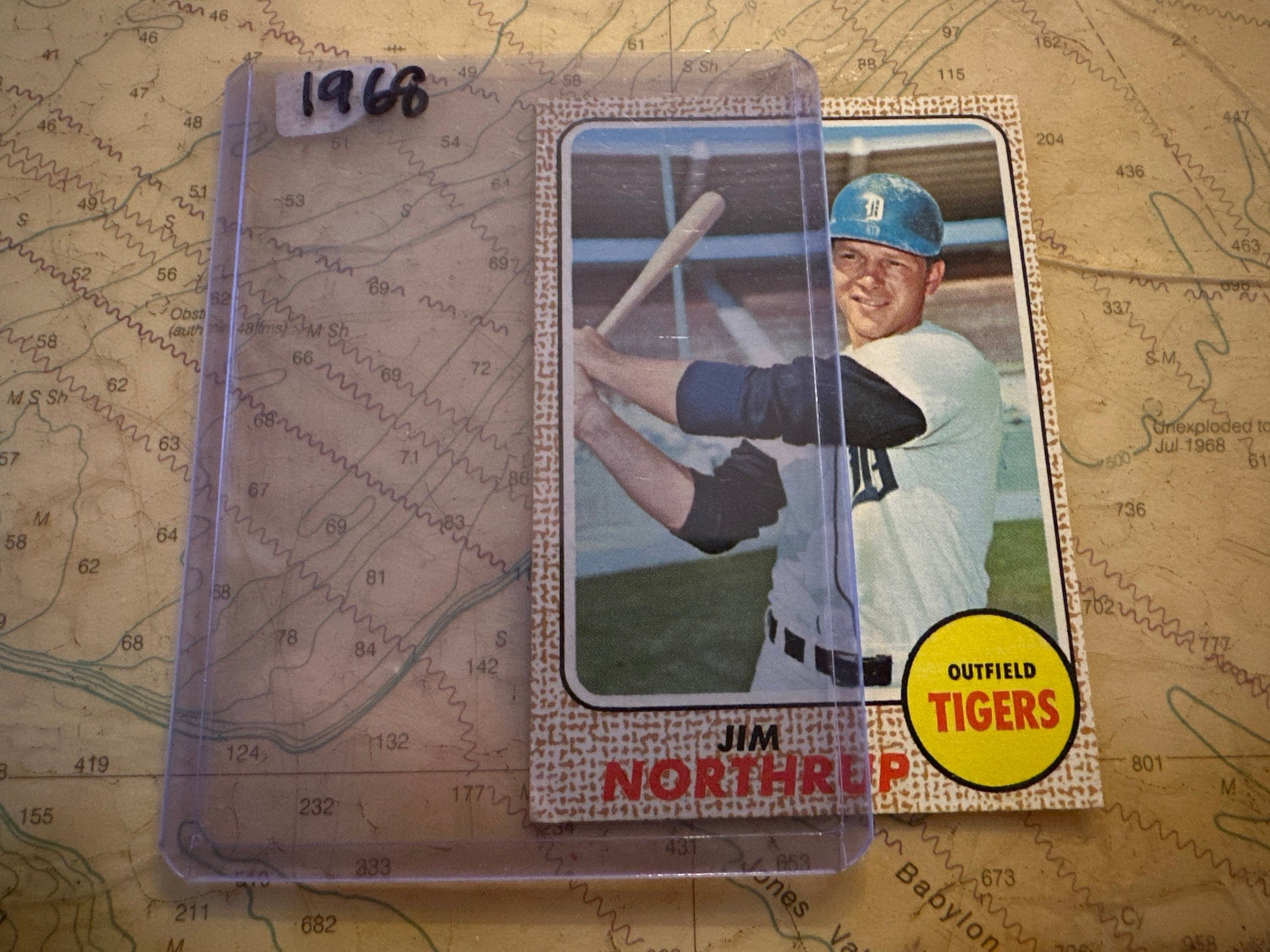 Jim Northrup - Detroit Tigers Outfield - Collectible Baseball Card | Memorabilia