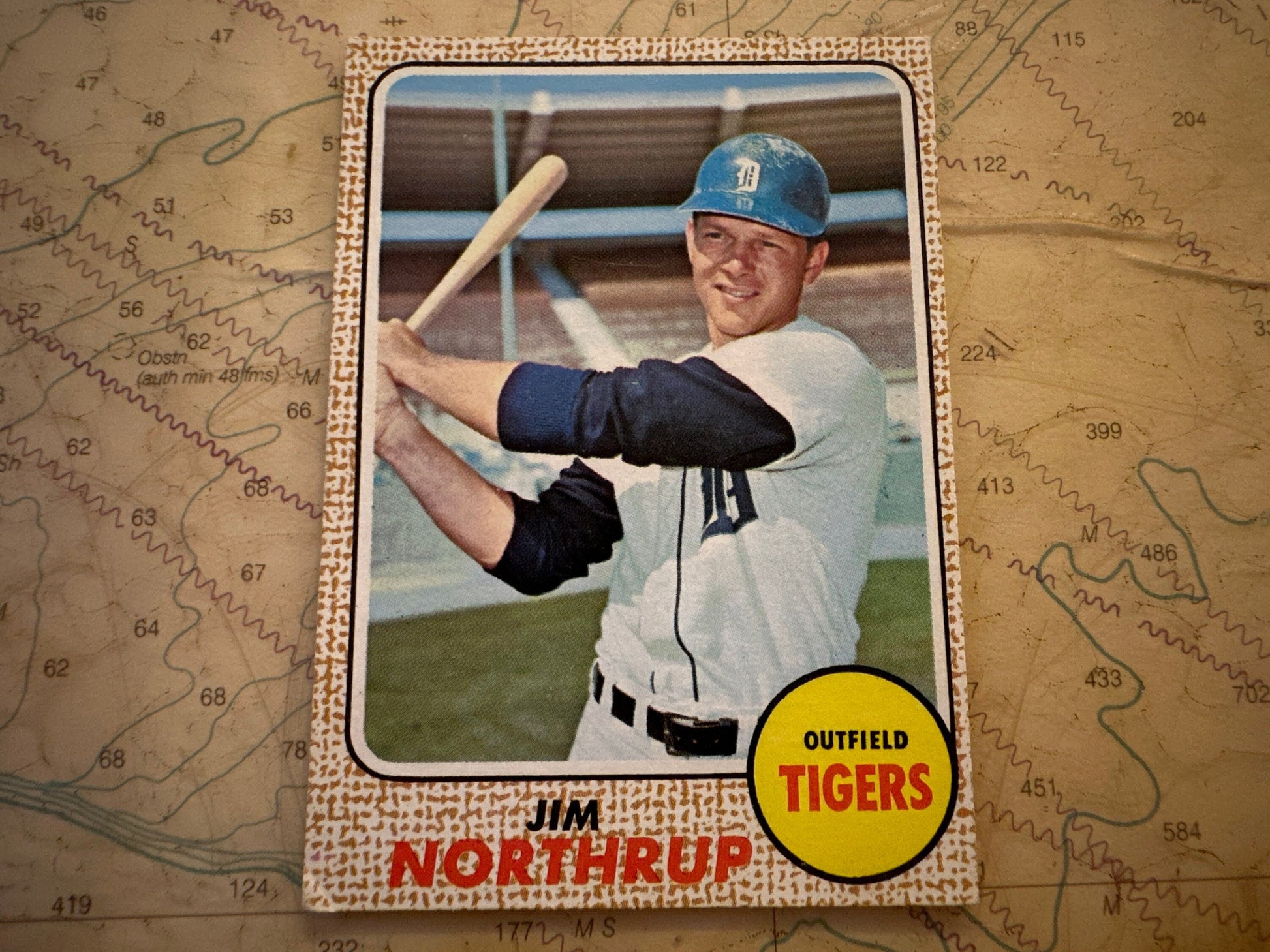 Jim Northrup - Detroit Tigers Outfield - Collectible Baseball Card | Memorabilia