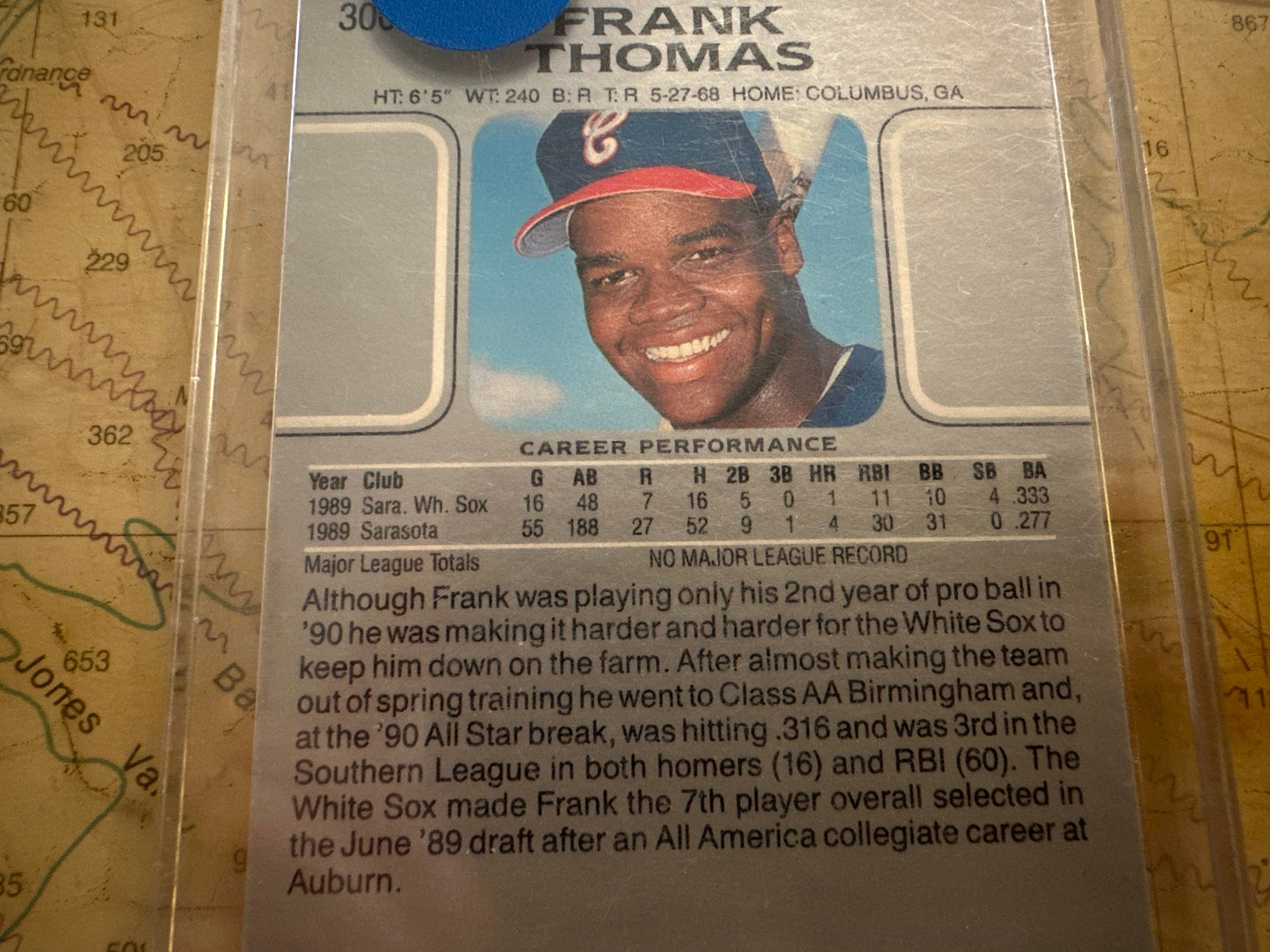 Frank Thomas - Chicago White Sox Baseball Card | Memorabilia