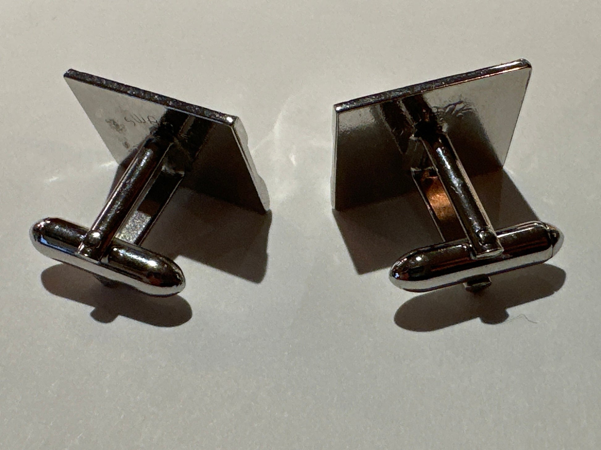 Vintage Sterling Silver Square Cuff Links | Accessories