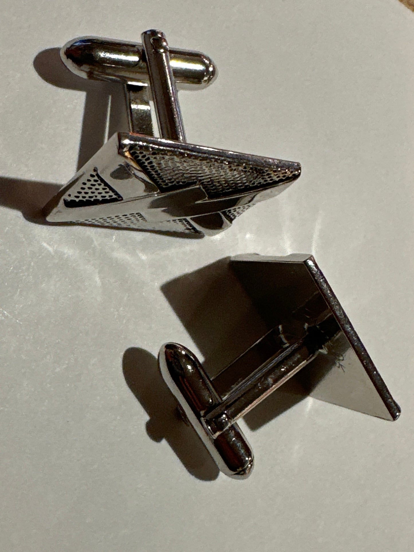 Vintage Sterling Silver Square Cuff Links | Accessories