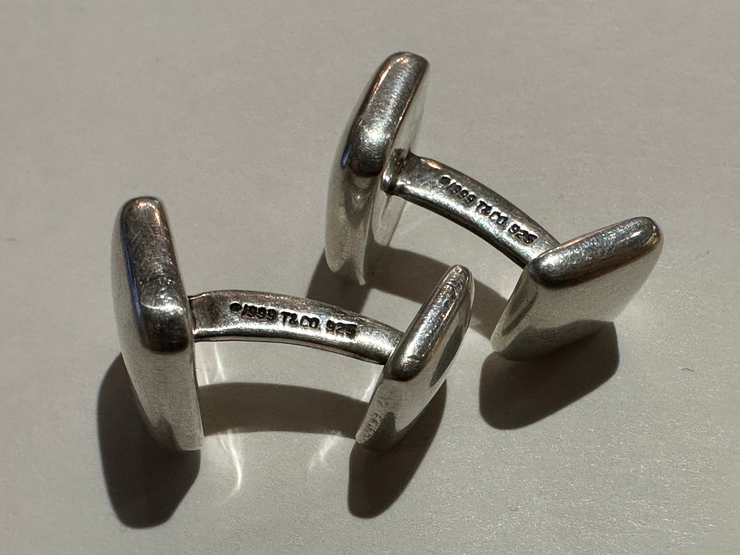 1999 Tiffany & Co Sterling Silver Square Cuff Links | Accessories