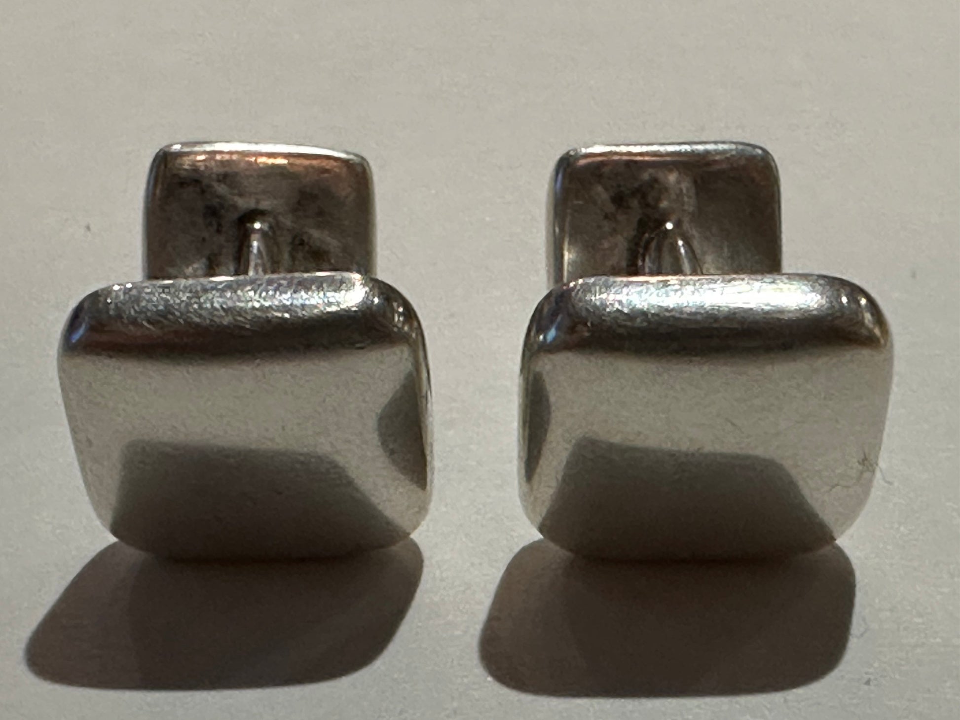 1999 Tiffany & Co Sterling Silver Square Cuff Links | Accessories