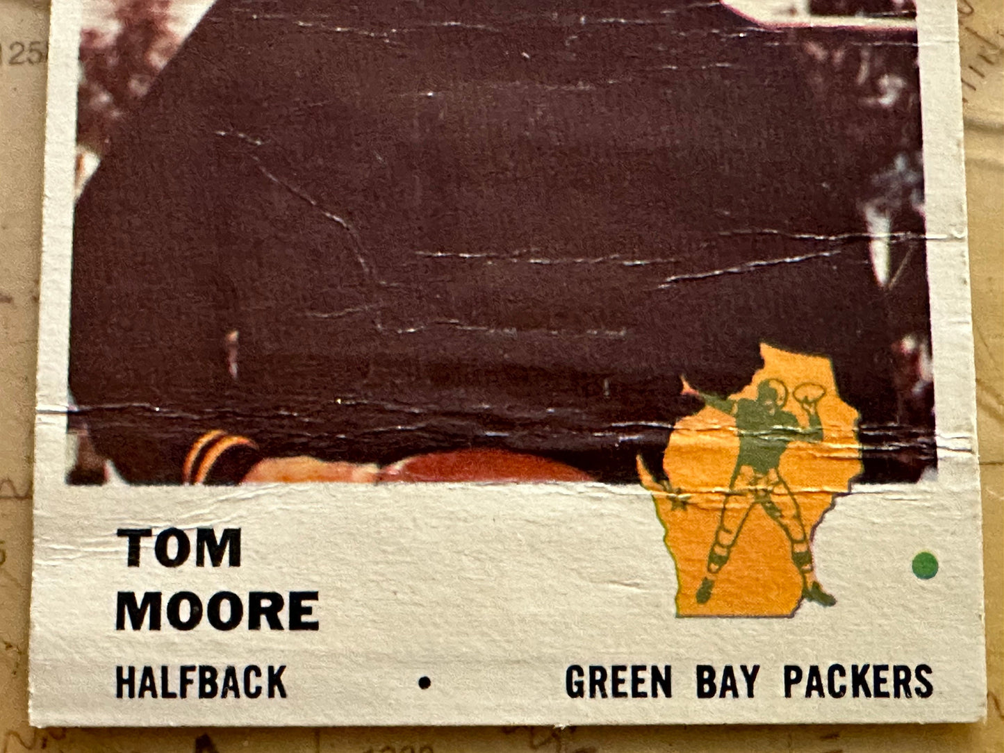 Tom Moore - Green Bay Packer Halfback | Memorabilia