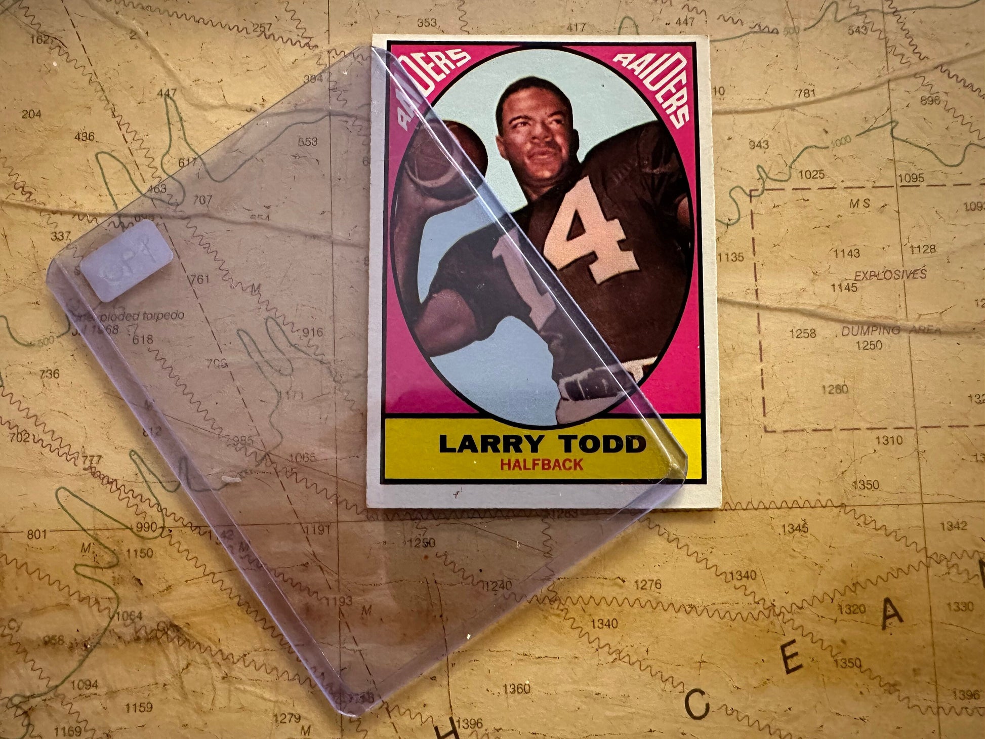 Larry Todd - Oakland Raiders Halfback Sports Card | Memorabilia