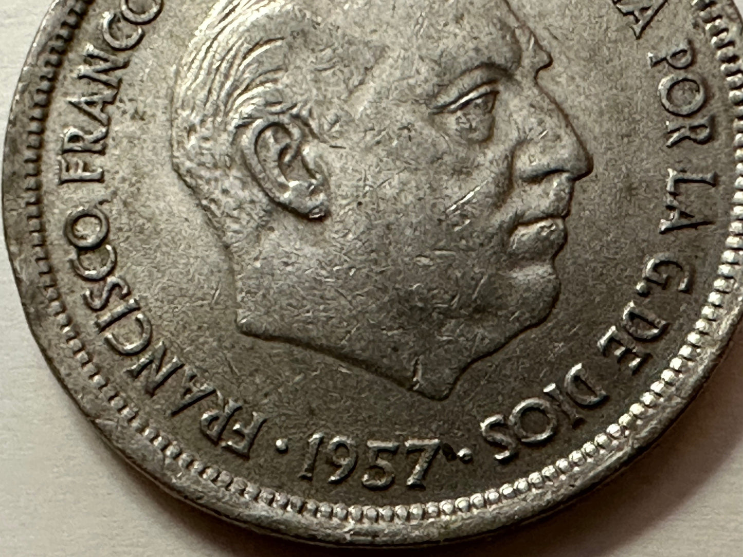 Spain 25 Pesetas - Francisco Franco Coin | Memorabilia