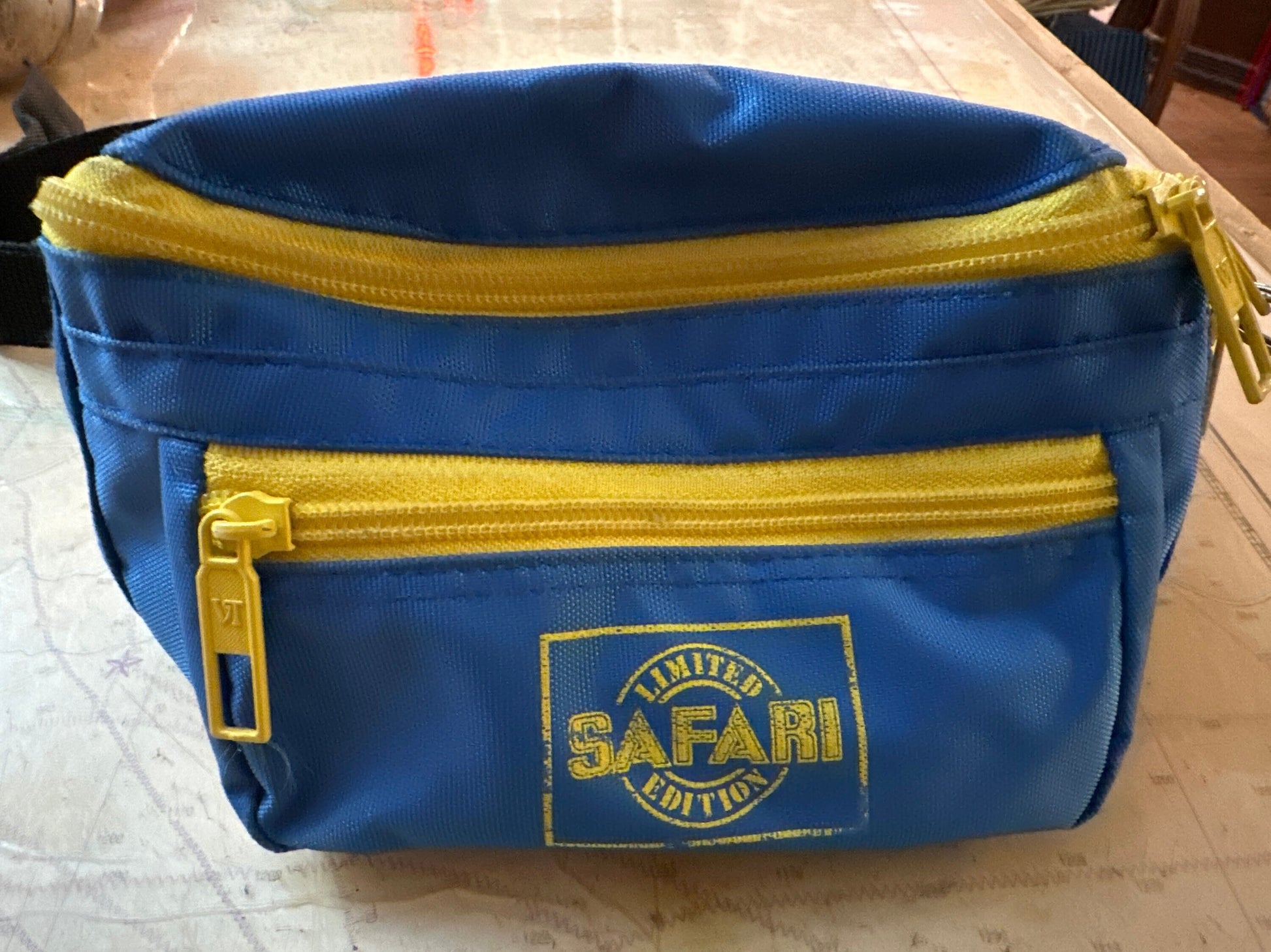 Limited Safari Edition Blue and Yellow Fanny Pack | Accessories