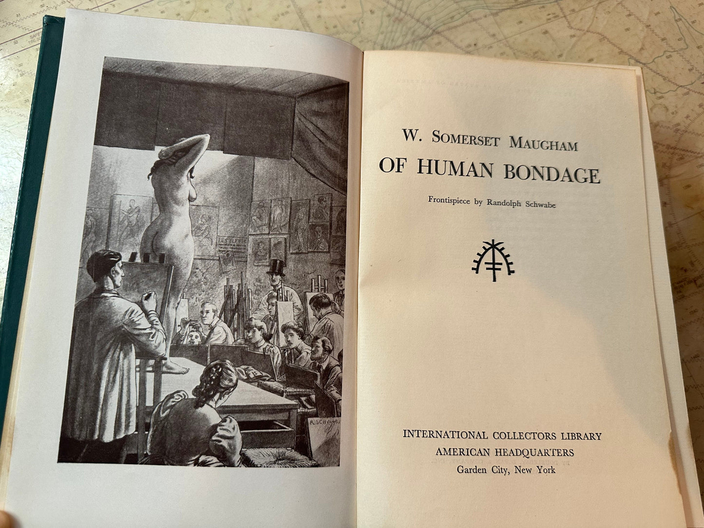 Of Human Bondage W. Somerset Maugham, English Language Edition, Vintage Novel Book, Classic Literature, English Literature