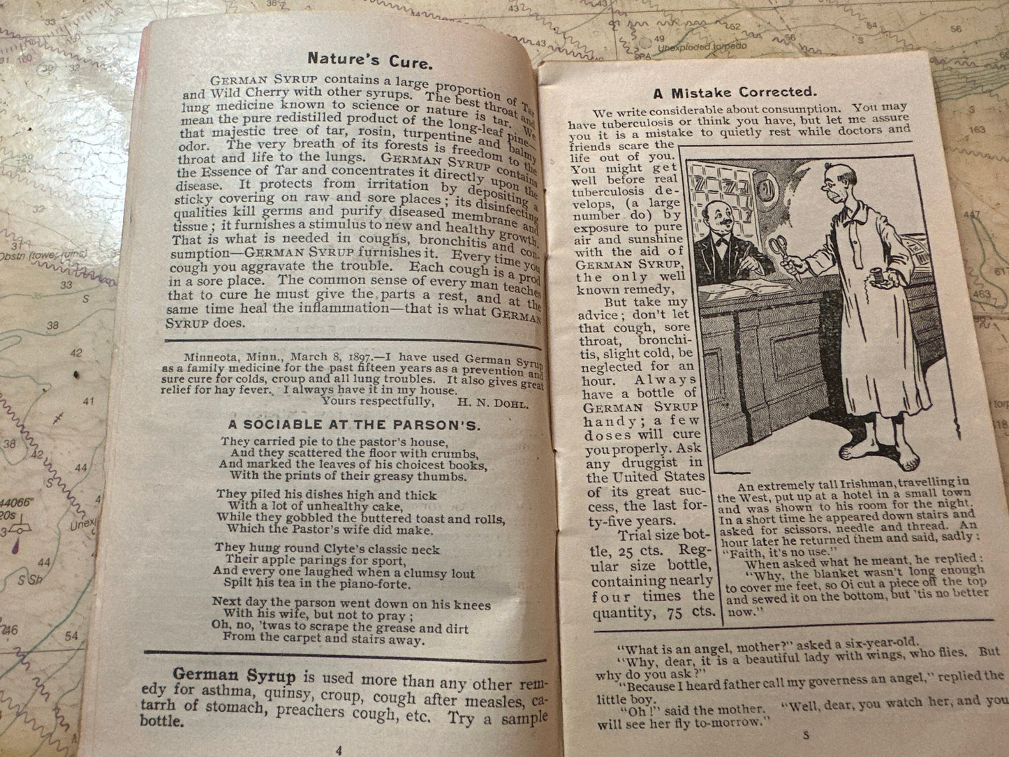 Good Health and Humor | Green's August Flower - Boschee's German Syrup by G. G. Green | Humor Book