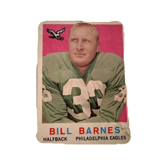 Bill Barnes - Philadelphia Eagles Halfback | Sports Cards Memorabilia