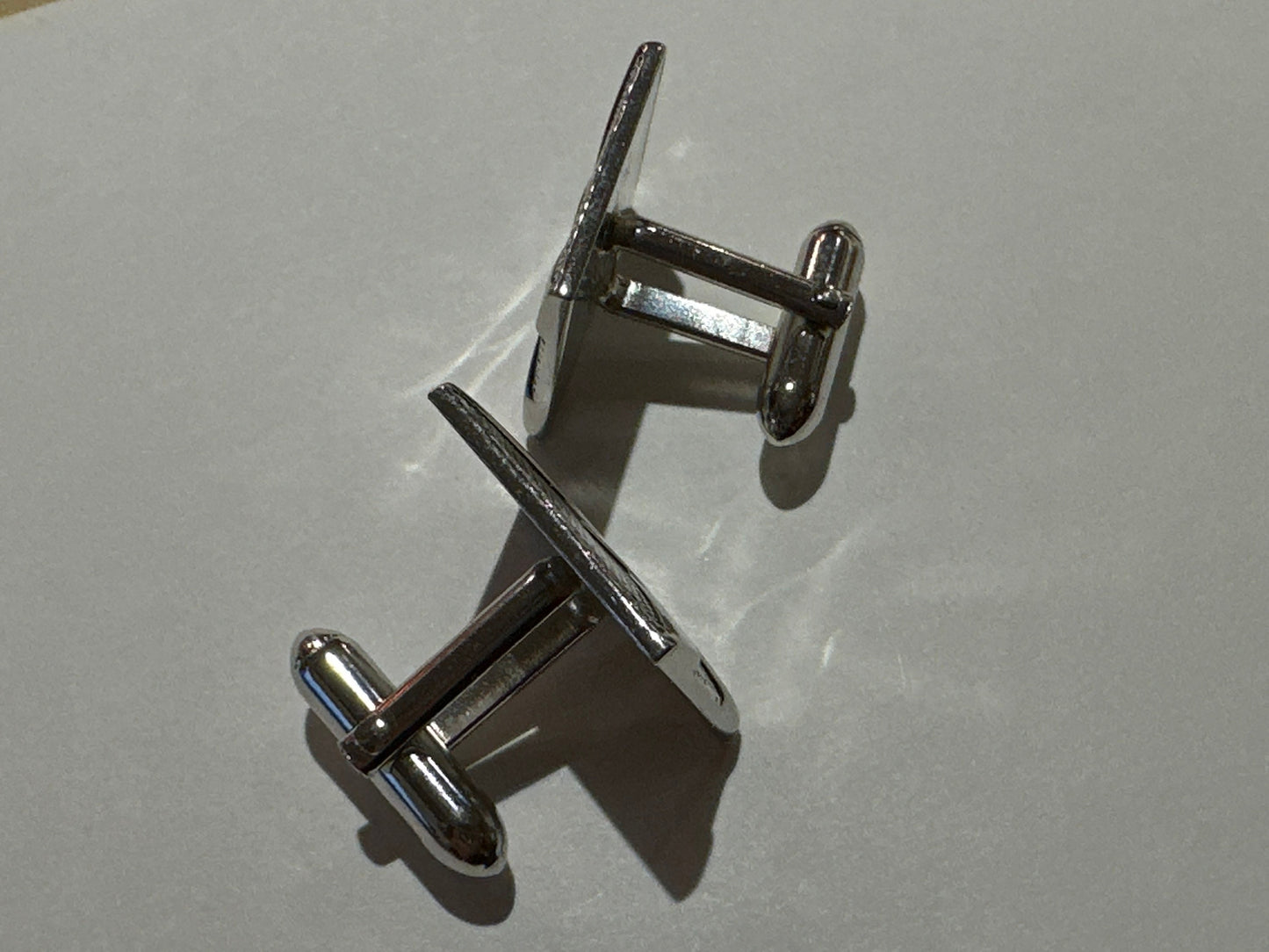 Vintage Sterling Silver Square Cuff Links | Accessories