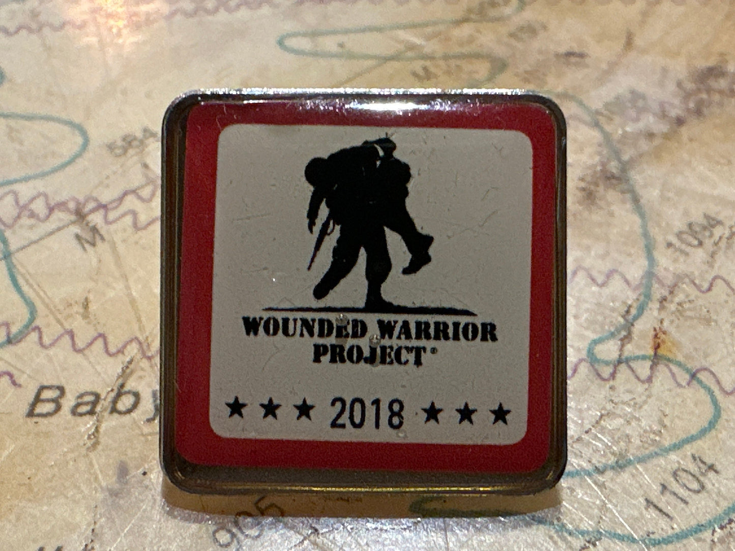 Vintage Wounded Warrior Project 2018 Pin | Accessories