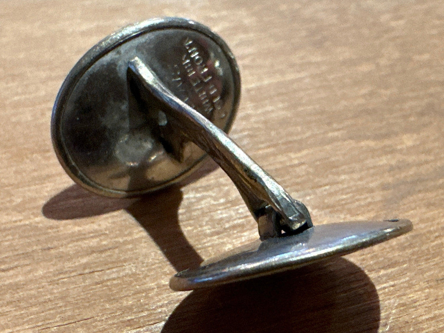 Vintage Sterling Silver Circle Cuff Link | Accessories