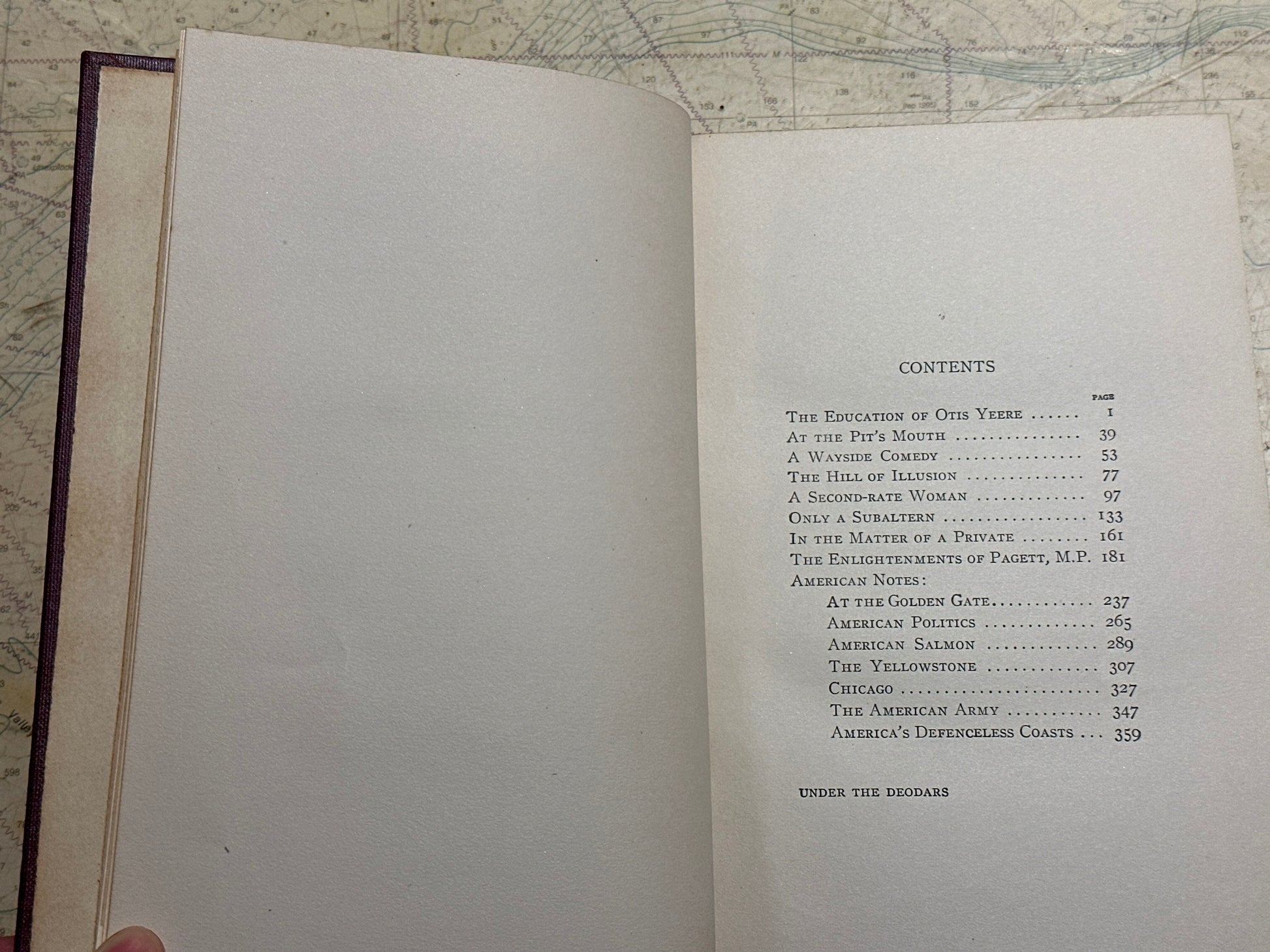 Under The Deodars American Notes by Rudyard Kipling | Volume 6 | Classic Literature