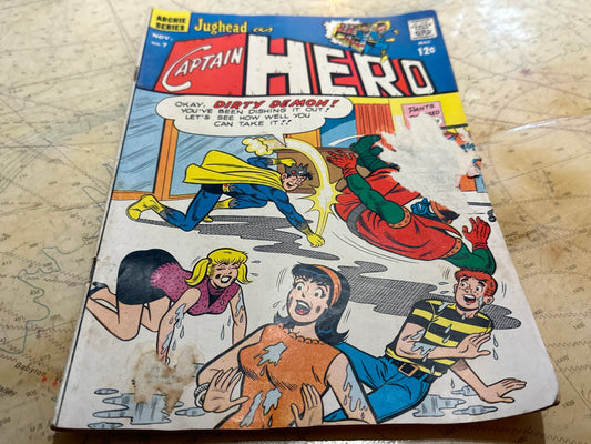 Archie Series - Jughead as Captain Hero | November Issue #7 | Classic Comics